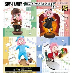 【日本正版授權】盒裝4款 間諜家家酒 P3 盒玩 公仔/模型 SPY x FAMILY/安妮亞 桌上小物 PETITRAMA