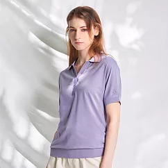 【ST.MALO】美國銀纖維法式POLO衫-2407WP- M 藍紫色