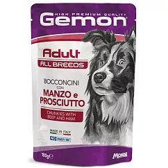 【啟蒙 Gemon】義大利主食狗餐包 單包100g 成犬 / 牛肉+火腿