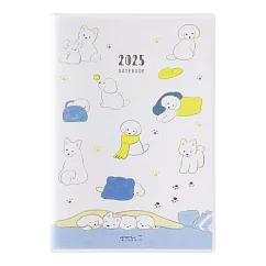 MIDORI POCKET DIARY 2025手帳(月單週)B6─ 小狗