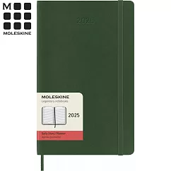 MOLESKINE 2025日記手帳12M 軟皮─L型綠