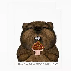 【 Dear Hancock 】Beaver Birthday 生日卡#gc_349