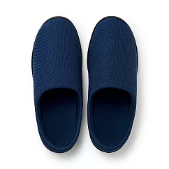 【MUJI 無印良品】再生聚酯舒適拖鞋 M /深藍22.5-25cm用