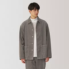 【MUJI 無印良品】男吉貝木棉混燈芯絨外套 XL 摩卡棕