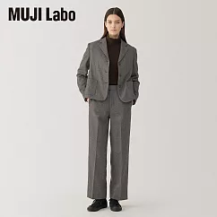 【MUJI 無印良品】MUJI Labo女羊毛混直筒褲 67 棕色