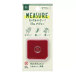 MIDORI XS迷你系列捲尺1.5m II─ 勃根地紅