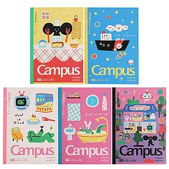 KOKUYO TYAKASHA聯名4_Campus點線U罫筆記本 A6─5入