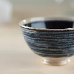 【日本Marusan Kondo】Boden窯變 輕量陶瓷飯碗250ml ‧ 暗礦藍