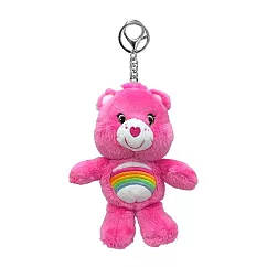 【正版授權】Care Bears 玩偶吊飾 鑰匙圈 娃娃/絨毛玩偶 ─ 彩虹熊