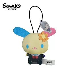 【日本正版授權】三麗鷗 x 排球少年 玩偶吊飾 Vol.2 娃娃/絨毛玩偶 - 花小兔x灰羽利耶夫
