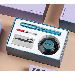 LAMY AL─STAR 恆星系列 2025限量 50ML鋼筆墨水禮盒 筆尖─EF 單寧藍