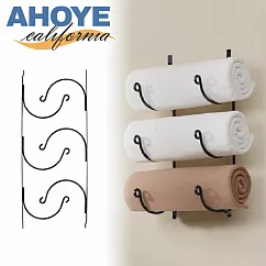 【AHOYE】壁掛浴室毛巾收納架