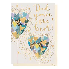 【LOUISE TILER】Dad Heart Balloons 父親卡#AA070