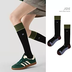 【JDS設計襪】微壓薄款 健身小腿肌運動壓力襪 - 黑色