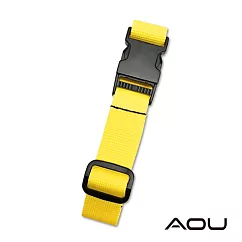AOU 台灣製造 多用途行李外扣帶旅行省力好幫手 行李掛扣(黃色)66─028D12