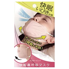 日本 Alphax 睡眠鼻呼吸口罩 ─ 粉紅