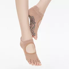 【Clesign】Toe Grip Socks 瑜珈露趾襪 ─ Nude Pink