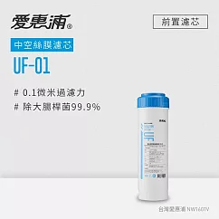 愛惠浦 公規10英吋中空絲膜濾芯1支 UF-01(DIY更換)