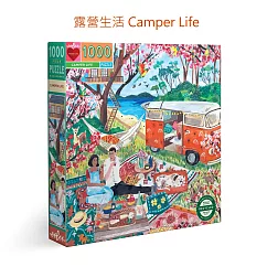 eeBoo 1000片拼圖 ─ 露營生活Camper Life 1000 Piece Puzzle