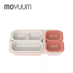 MOYUUM 韓國 組合式分隔餐盤 ─ 玫瑰粉
