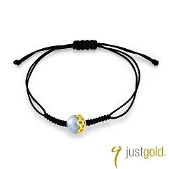 【Just Gold 鎮金店】Joy海藍寶貝 純金手繩