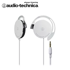 鐵三角 ATH─EQ300M 輕量薄型耳掛式耳機 白色