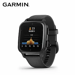 GARMIN VENU SQ 2 Music GPS 智慧腕錶 經典黑