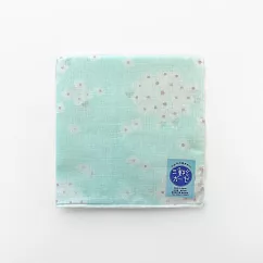 日本三重紗手帕 ─ 涼花(溪水藍)
