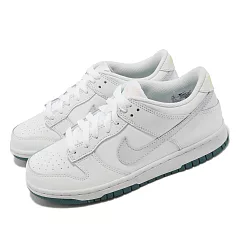 Nike Dunk Low GS 大童鞋 女鞋 白 莫藍迪綠 White Grey Teal FD9911─101