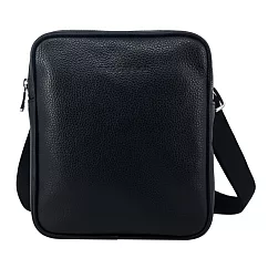 LONGCHAMP LE FOULONN? 系列牛皮方形斜背包(小) 黑