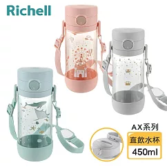 【Richell 利其爾】AX系列 幻夢 450ml 直飲水杯 ─ 三款任選 星空