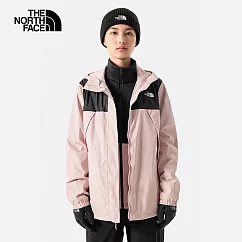 The North Face W ANTORA TRICLIMATE ─ AP 女拼接防水透氣連帽三合一外套─粉黑─NF0A7QW6HZI S 粉紅色