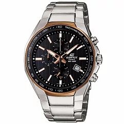 CASIO EDIFICE 極簡俐落計時運動錶─金框