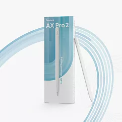 【Penoval】Pencil AX Pro 2 iPad觸控筆(無線磁吸充電 觸控筆 防誤觸 可搭金屬筆頭) 筆尖─B 白