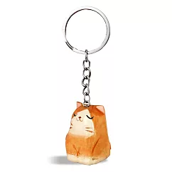 OPretty 歐沛媞 手作木頭鑰匙圈吊飾─多款可選 橘貓