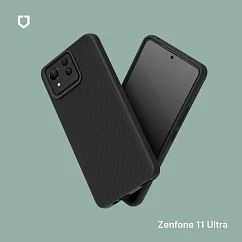 犀牛盾 ASUS Zenfone 11 Ultra SolidSuit 防摔背蓋手機殼─碳纖維紋路/華碩官方授權開發