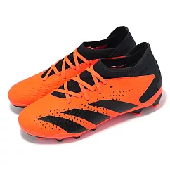 adidas 足球鞋 Predator Accuracy.3 MG J 大童 女鞋 橘黑 人工草地 運動鞋 愛迪達 GW7081