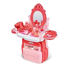 【Party World】4in1 家家酒玩具旅行箱 化妝台