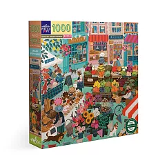 eeBoo 1000片拼圖 ─ 英國農夫市集 ( English Green Market 1000 Piece Puzzle )