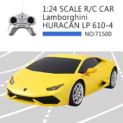 【瑪琍歐玩具】1：24Lamborghini HURACAN LP 610─4遙控車 /71500 黃