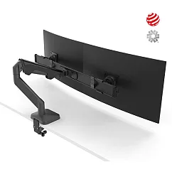 【MODERNSOLID】螢幕大力架_雙螢幕_標準版 _黑色