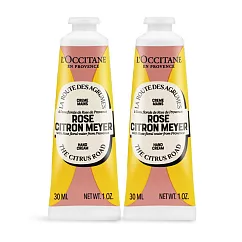 L’OCCITANE 歐舒丹 奇幻之旅梅爾玫瑰護手霜(30ml)X2─百貨公司貨