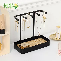 【梵特】飾品首飾可掛式收納架- 黑