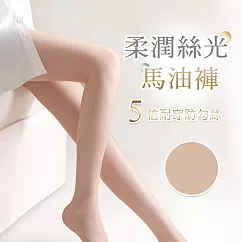 【ONEDER 旺達棉品】柔潤絲光馬油褲 美膚內搭褲 收腹翹臀褲襪─ 膚 GK─A106─2