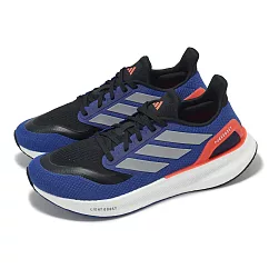 adidas 慢跑鞋 Pureboost 5 男鞋 藍 紅 銀 反光 緩震 運動鞋 愛迪達 IF9197