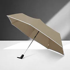 【TDN】型男瞬乾自動開收傘/反光輕量超大雨傘(超撥水防風傘晴雨傘自動開收傘B5828) 奶茶棕