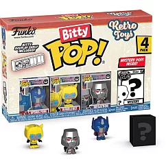 FUNKO Bitty POP: 復古玩具- 變形金剛 4入組(隨機出貨)