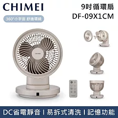 CHIMEI 奇美 9吋 DF─09X1CM 360°廣角擺頭循環扇 電風扇 電扇 風扇 台灣公司貨