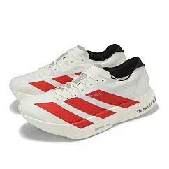 adidas 競速跑鞋 Adizero Adios Pro 4 M 男鞋 女鞋 白 紅 緩震 運動鞋 愛迪達 JR6363