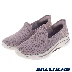 SKECHERS GO WALK ARCH FIT 2.0 寬楦款 女 健走鞋─125315WBKW US6 粉紅色
